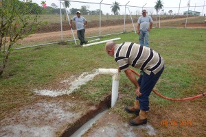 Testing the well's output