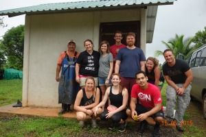 Team at Pavon well house - they installed it in May 2014