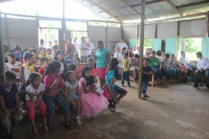 Congregation at San Gerardo. 